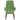 Scaun de relaxare cu taburet, verde deschis, catifea