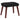 Scaun de relaxare cu taburet, negru, catifea