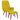 Scaun de relaxare cu suport picioare, galben, catifea