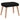 Scaun de relaxare cu taburet, negru, textil