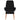 Scaun de relaxare cu taburet, negru, textil