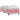 Pat box spring cu saltea, roz, 80x220 cm, catifea