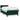 Pat box spring cu saltea, verde închis, 80x220 cm, catifea
