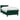 Pat box spring cu saltea, verde închis, 80x220 cm, catifea