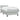 Pat box spring cu saltea, gri deschis, 80x210 cm, catifea