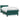 Pat box spring cu saltea, verde închis, 80x220 cm, catifea