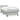 Pat box spring cu saltea, gri deschis, 80x220 cm, catifea