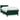 Pat box spring cu saltea, verde închis, 80x220 cm, catifea