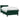 Pat box spring cu saltea, verde închis, 80x220 cm, catifea