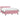 Pat box spring cu saltea, roz, 160x220 cm, catifea