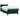 Pat box spring cu saltea, verde închis, 80x220 cm, catifea