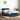 Pat box spring cu saltea, albastru închis, 80x220 cm, catifea