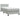 Pat box spring cu saltea, gri deschis, 90x220 cm, catifea