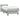 Pat box spring cu saltea, gri deschis, 80x210 cm, catifea