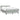 Pat box spring cu saltea, gri deschis, 160x210 cm, catifea