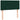 Pat cu arcuri cu saltea și LED, verde închis, 80x220 cm, catifea