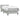 Pat box spring cu saltea, gri deschis, 90x220 cm, catifea