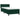 Pat box spring cu saltea, verde închis, 80x220 cm, catifea