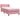Pat box spring cu saltea, roz, 80x220 cm, catifea
