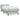 Pat box spring cu saltea, gri deschis, 90x220 cm, catifea