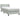 Pat box spring cu saltea, gri deschis, 80x210 cm, catifea