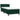 Pat box spring cu saltea, verde închis, 80x220 cm, catifea