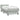 Pat box spring cu saltea, gri deschis, 80x210 cm, catifea