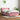 Pat box spring cu saltea, roz, 80x220 cm, catifea