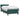 Pat box spring cu saltea, verde închis, 80x220 cm, catifea