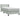 Pat box spring cu saltea, gri deschis, 90x220 cm, catifea