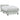 Pat box spring cu saltea, gri deschis, 80x220 cm, catifea