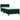Pat box spring cu saltea, verde închis, 80x220 cm, catifea