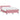 Pat box spring cu saltea, roz, 140x220 cm, catifea