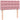 Pat box spring cu saltea, roz, 80x220 cm, catifea