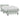 Pat box spring cu saltea, gri deschis, 90x220 cm, catifea