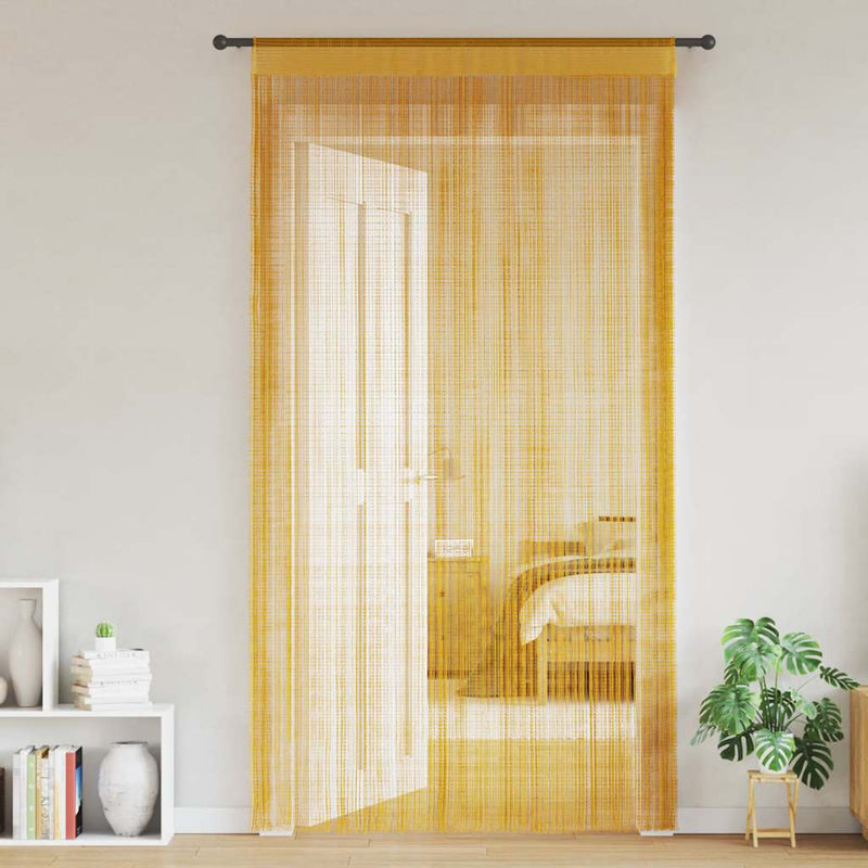 Perdele șir 2 buc Aur 100x250 cm