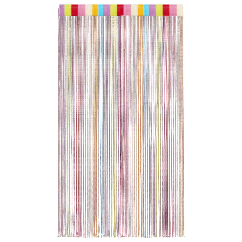 Perdele șir 2 buc Multicolor 140x250 cm