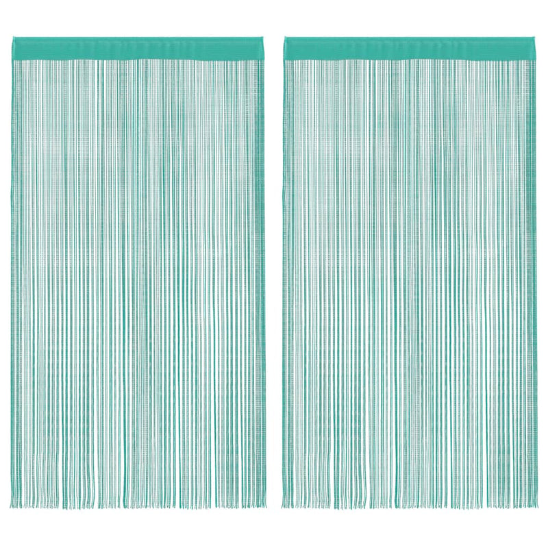 Perdele șir 2 buc Turcoaz 100x250 cm
