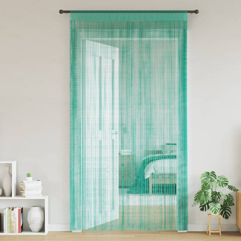 Perdele șir 2 buc Turcoaz 100x250 cm