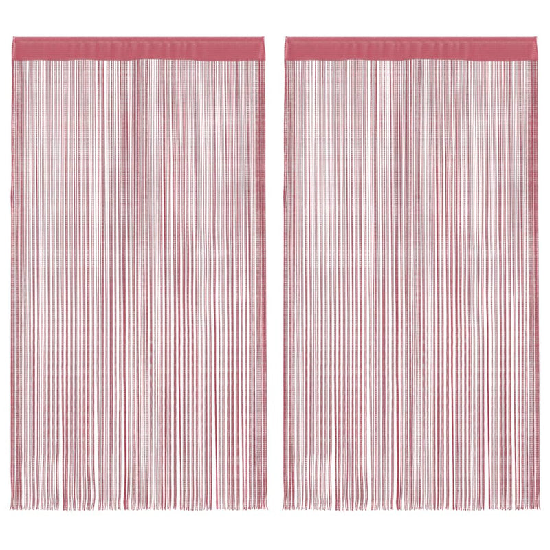 Perdele șir 2 buc Roz 140x250 cm
