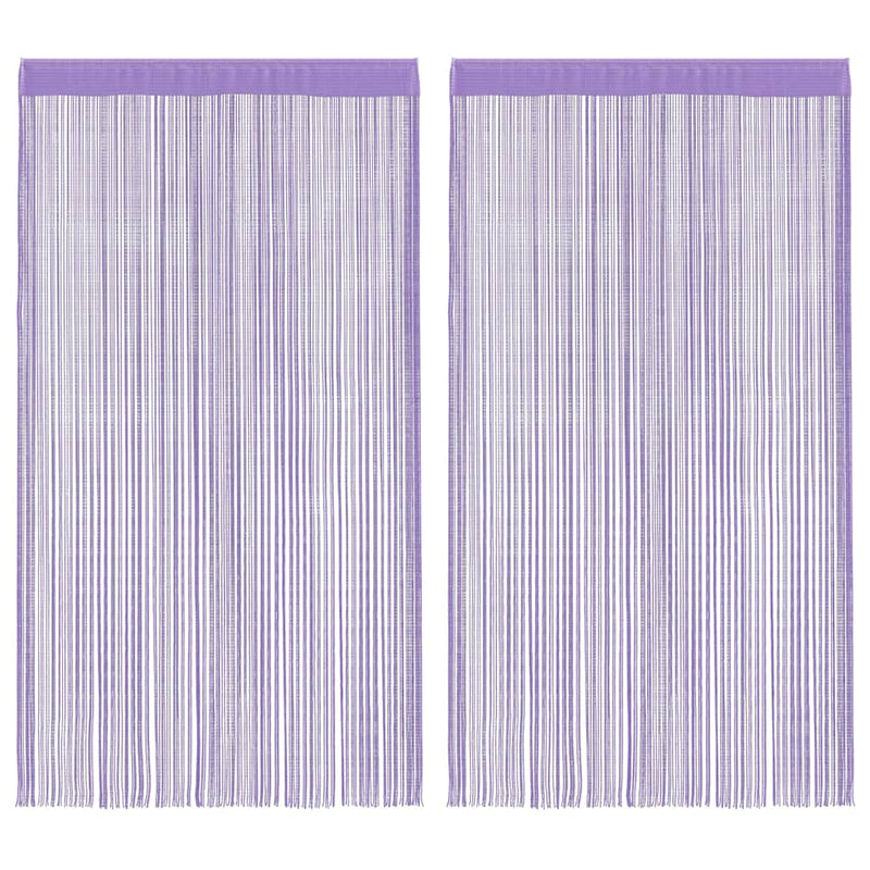 Perdele șir 2 buc Violet 140x250 cm