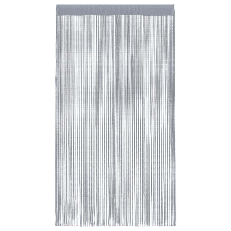 Perdele șir 2 buc Gri deschis 140x250 cm