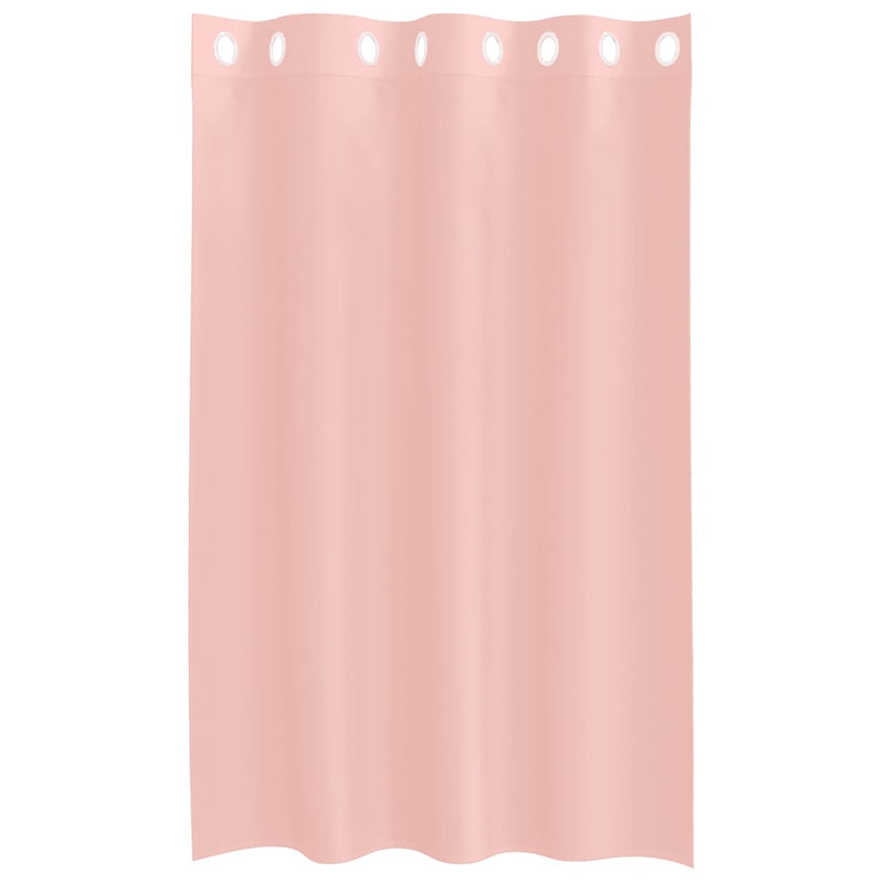 Perdele Voile cu Oelii 2 buc Roz 140x175 cm