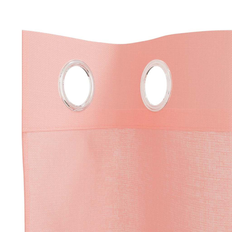 Perdele Voile cu Oelii 2 buc Roz 140x225 cm