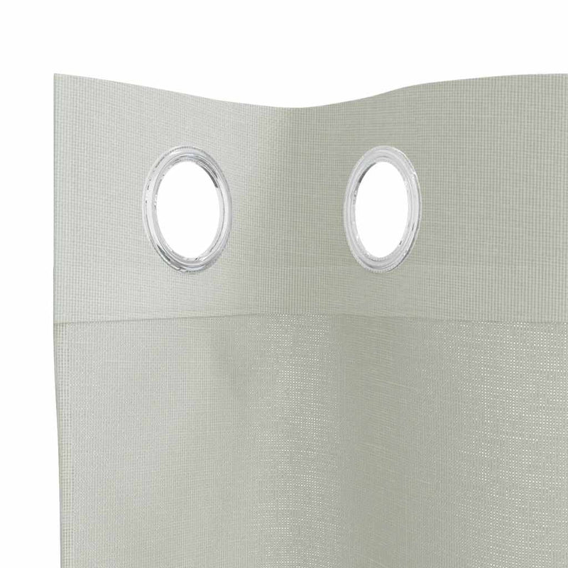 Perdele Voile cu Oelii 2 buc Gri deschis 140x225 cm
