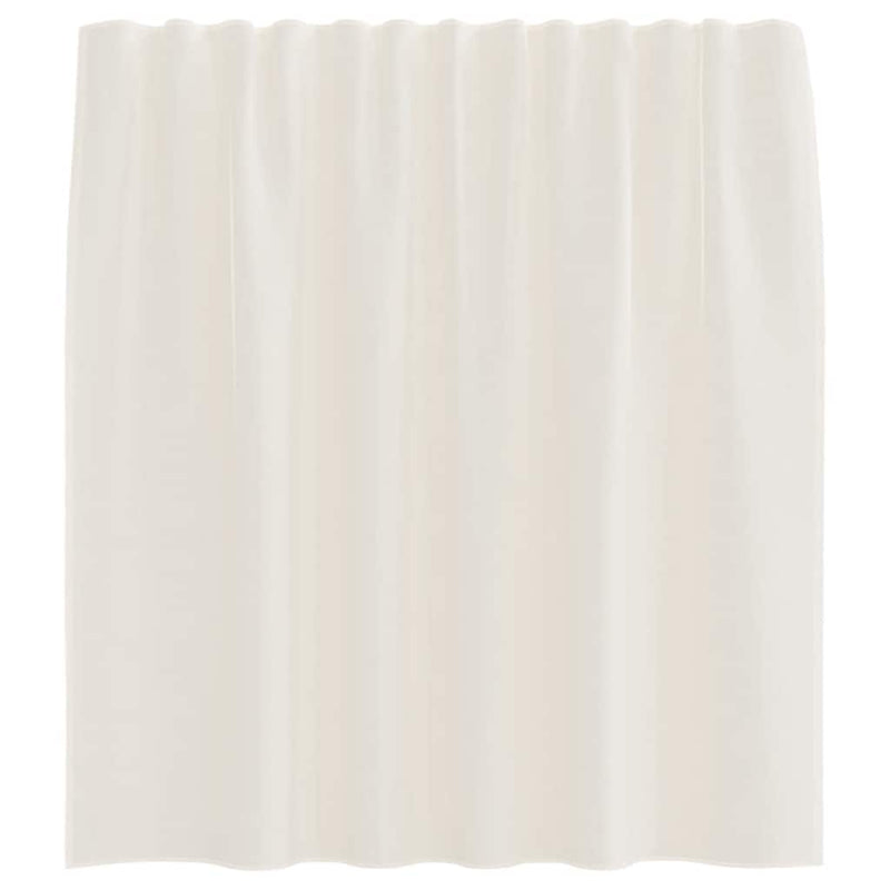 Perdele Voile cu buzunare pentru bare 2 buc crem