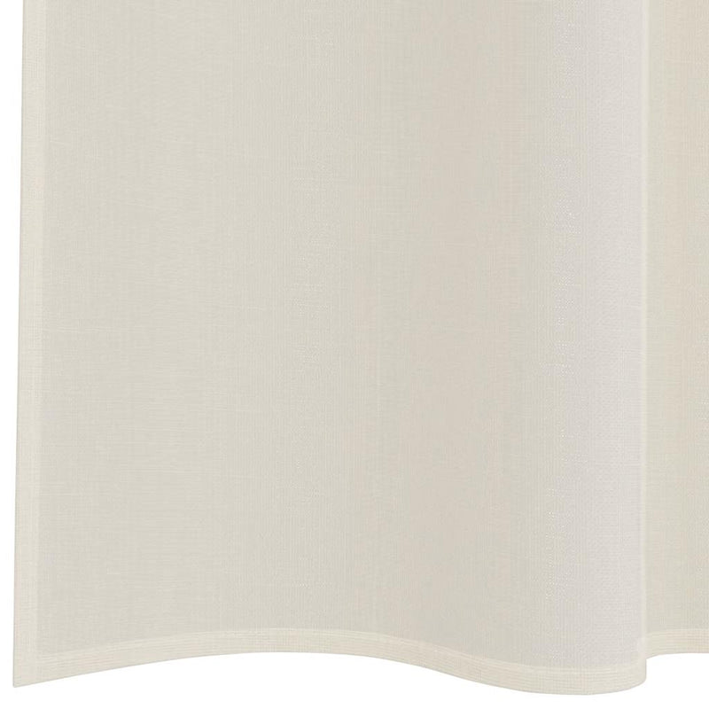 Perdele Voile cu buzunare pentru bare 2 buc crem