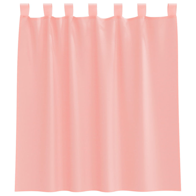 Perdele Voile cu buzunare pentru bare 2 buc Roz