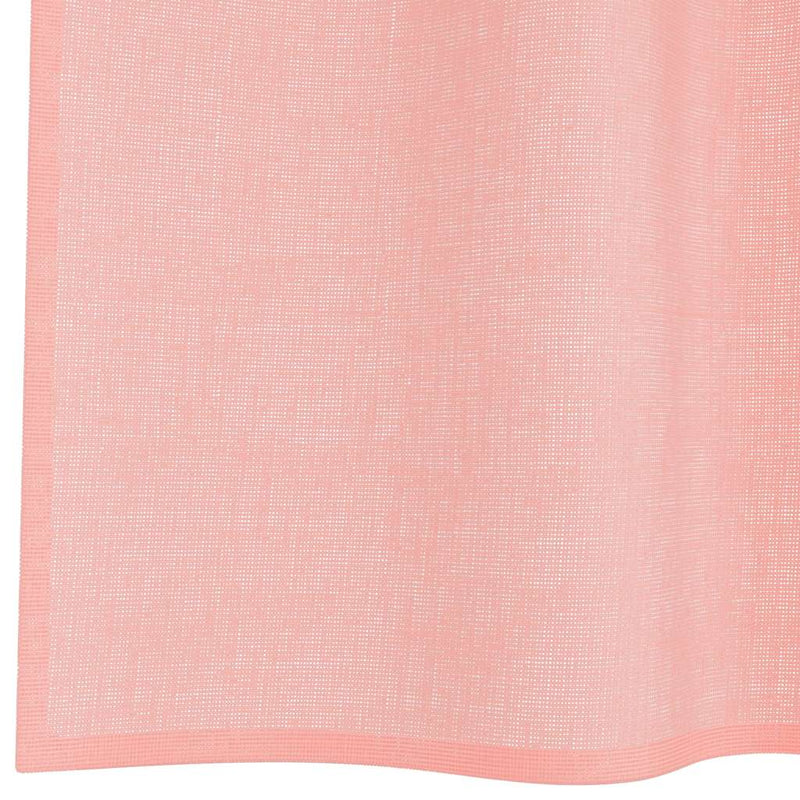 Perdele Voile cu buzunare pentru bare 2 buc Roz