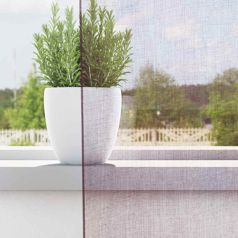 Perdele Voile cu buzunare pentru bare 2 buc violet